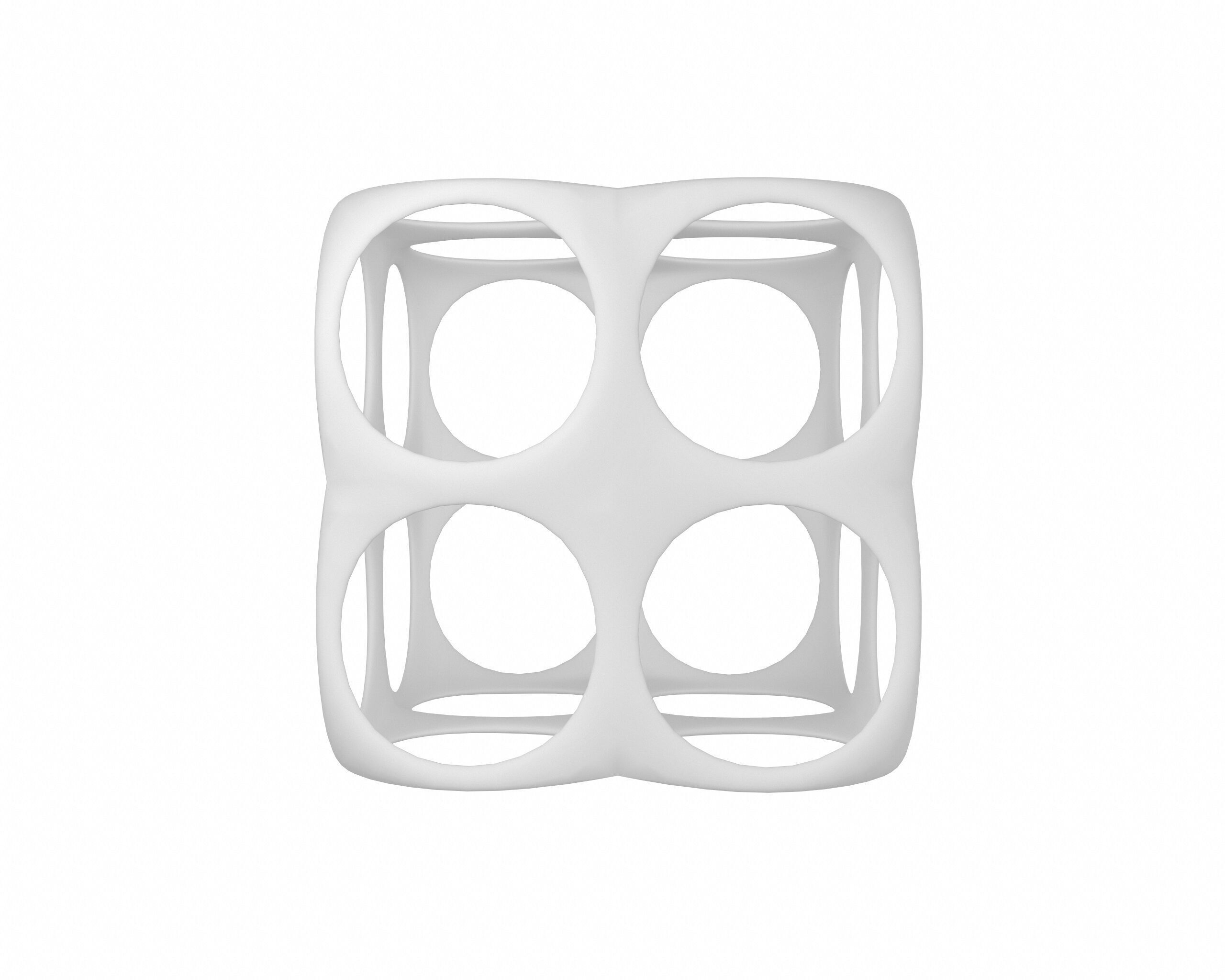 Decor Cube 3D model_2