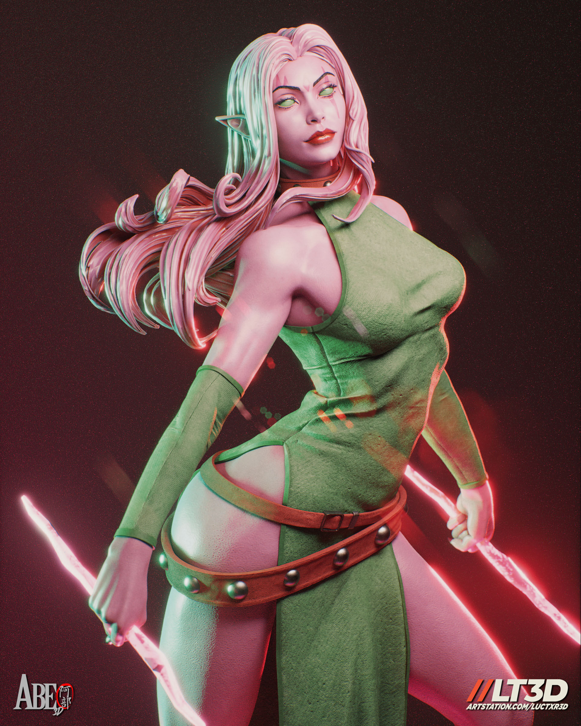 Blink 3D print model_4