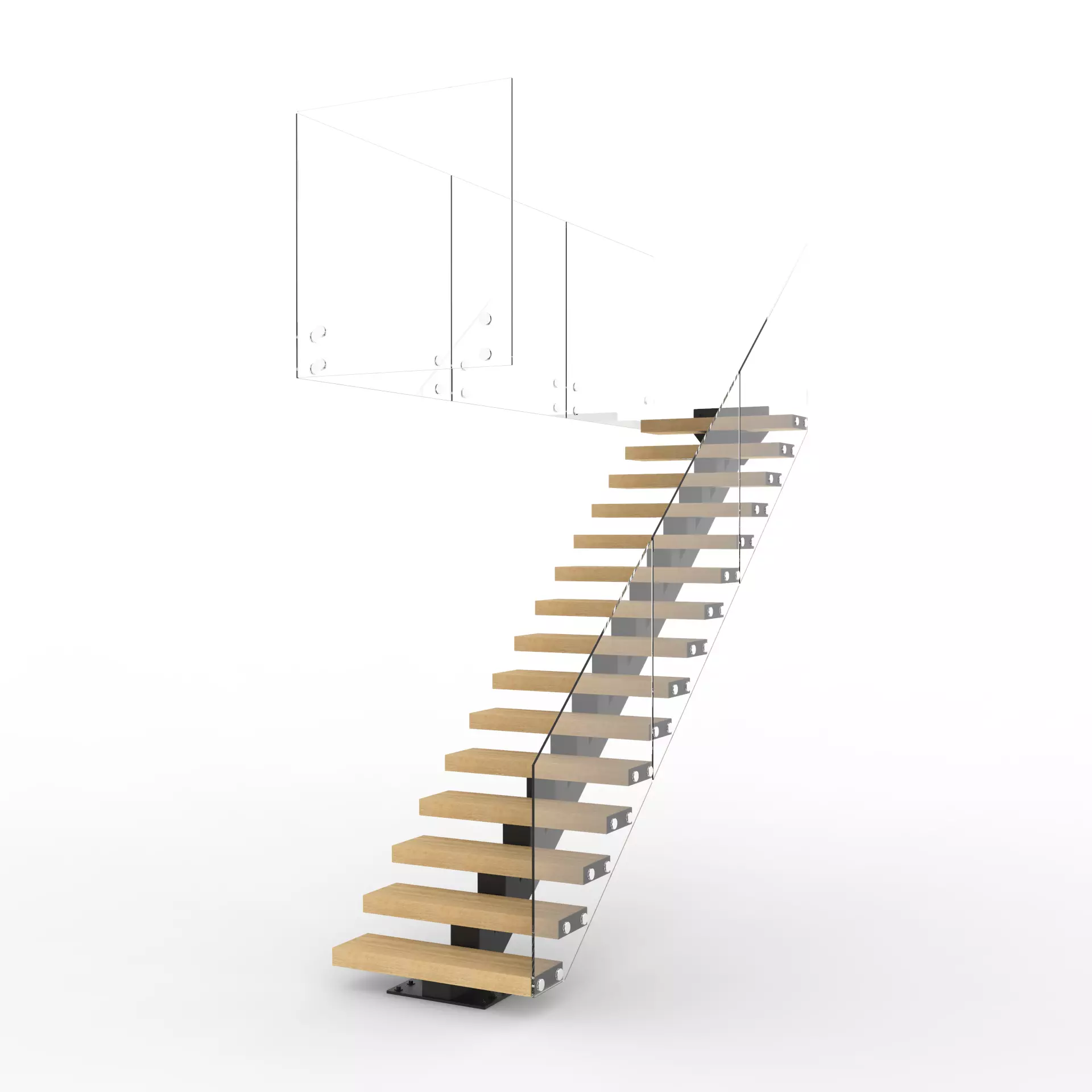 Stairs Rodn glass 3D model