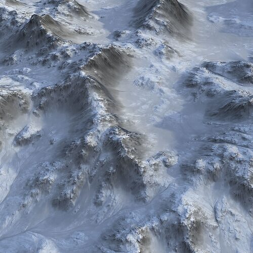 Landscape 132 Low-poly 3D model
