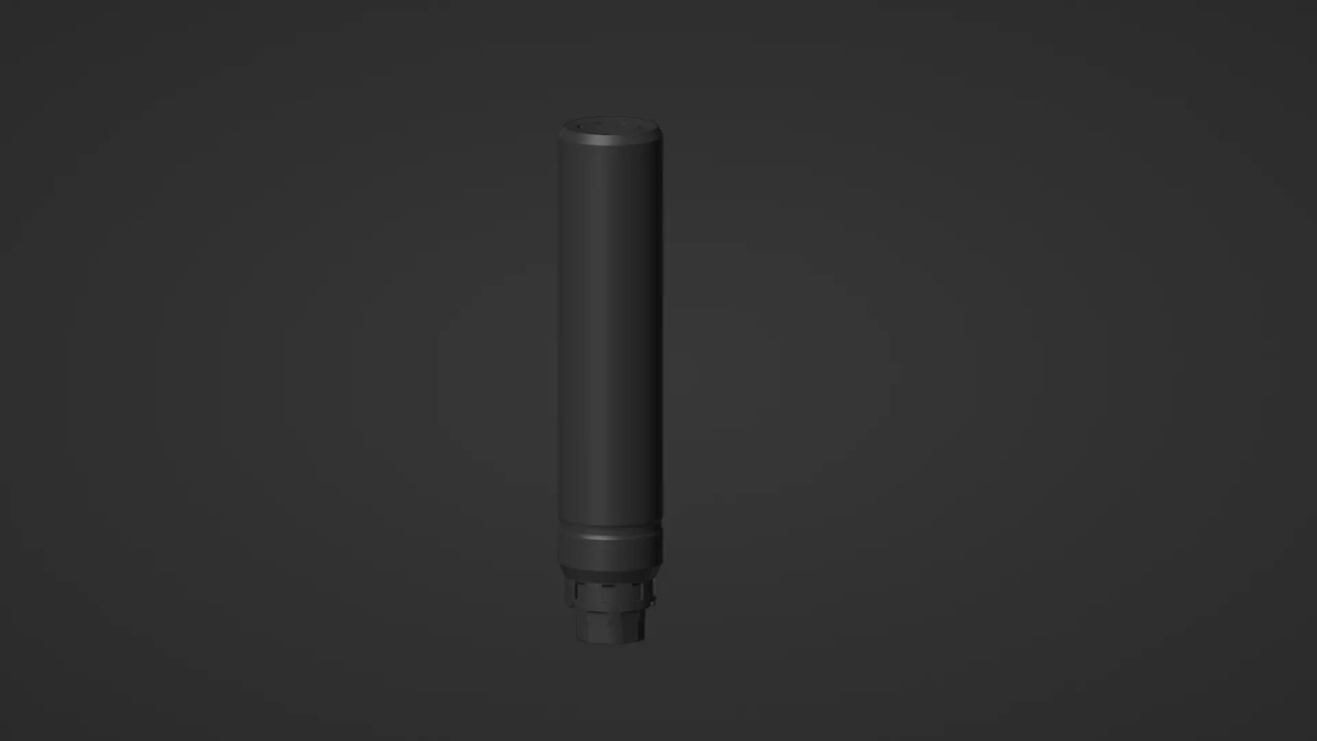 Silencer Dead Air Nomad Free low-poly 3D model_0