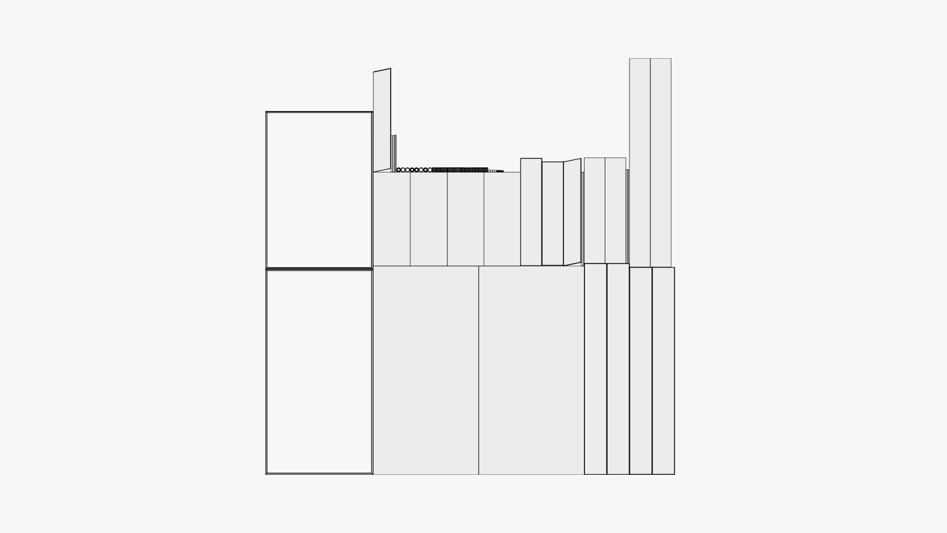 Basic Shop Sign - Geometry Only No Textures No Materials 3D model_6