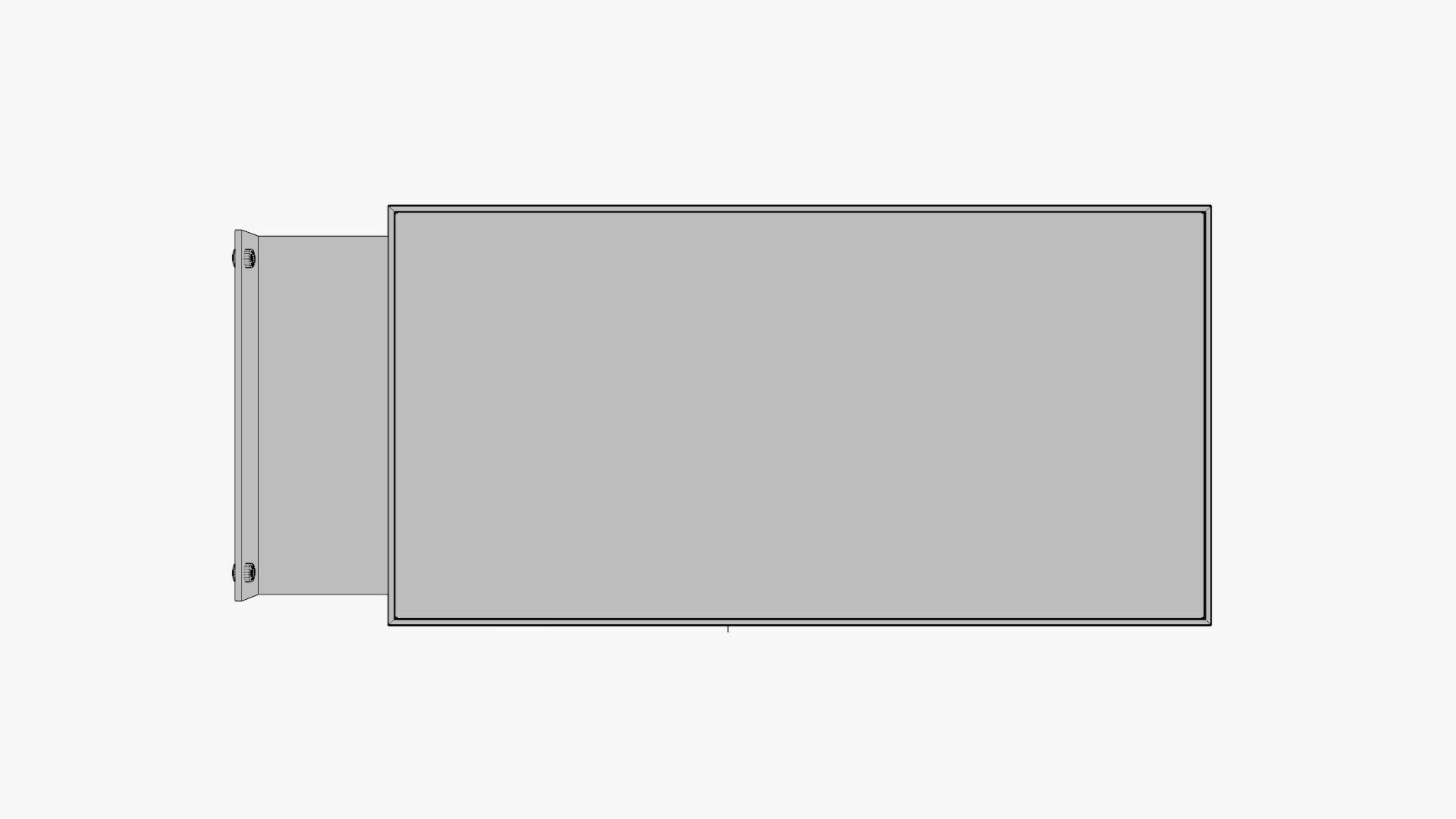 Basic Shop Sign - Geometry Only No Textures No Materials 3D model_5