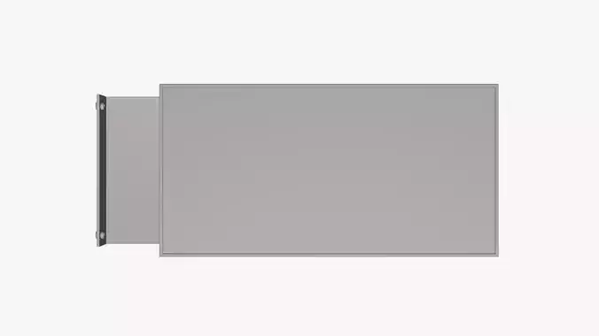 Basic Shop Sign - Geometry Only No Textures No Materials