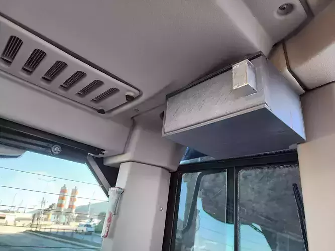 Cooling Cabinet and Storage for Hidromek HMK 600MG Grader