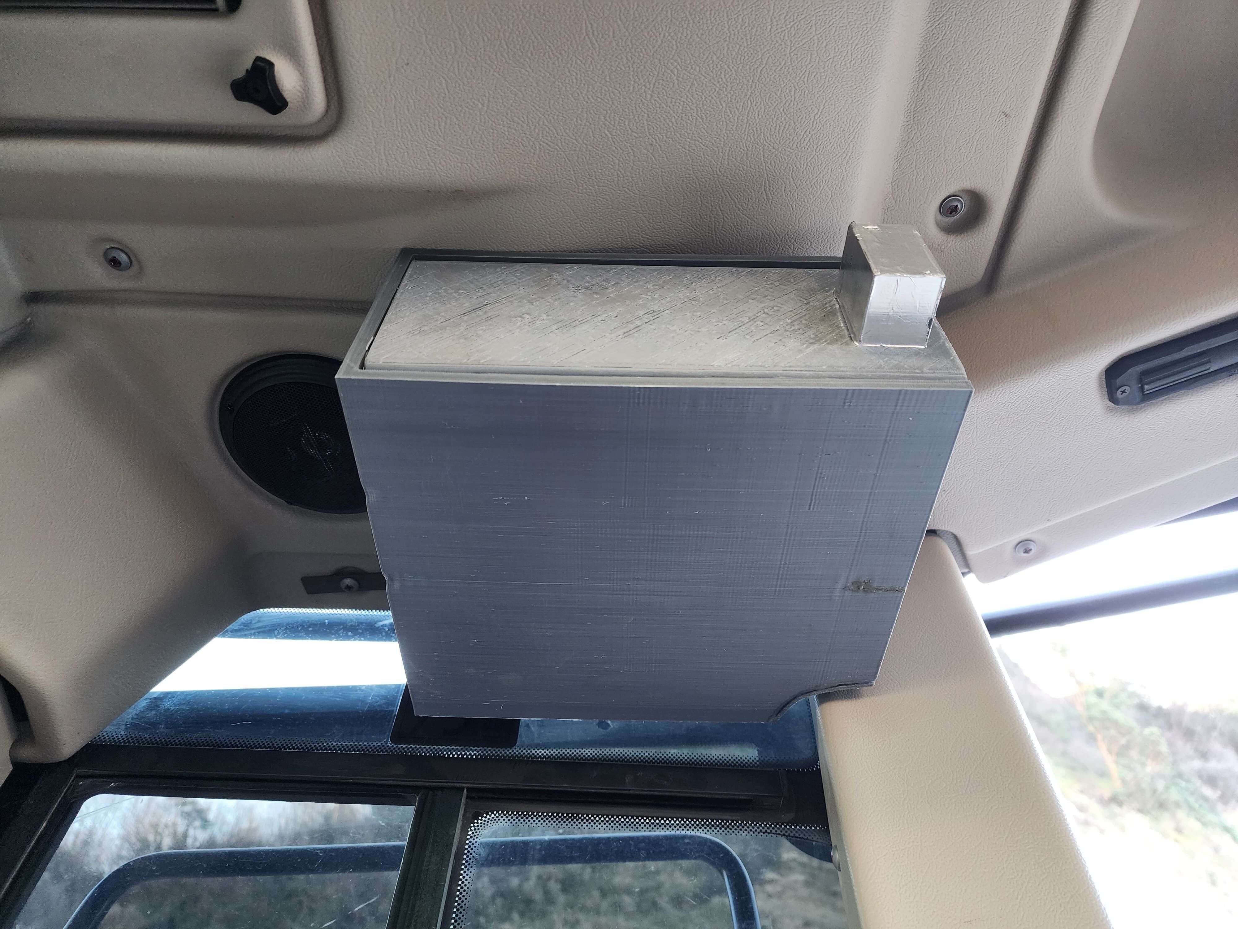 Cooling Cabinet and Storage for Hidromek HMK 600MG Grader 3D print model_1