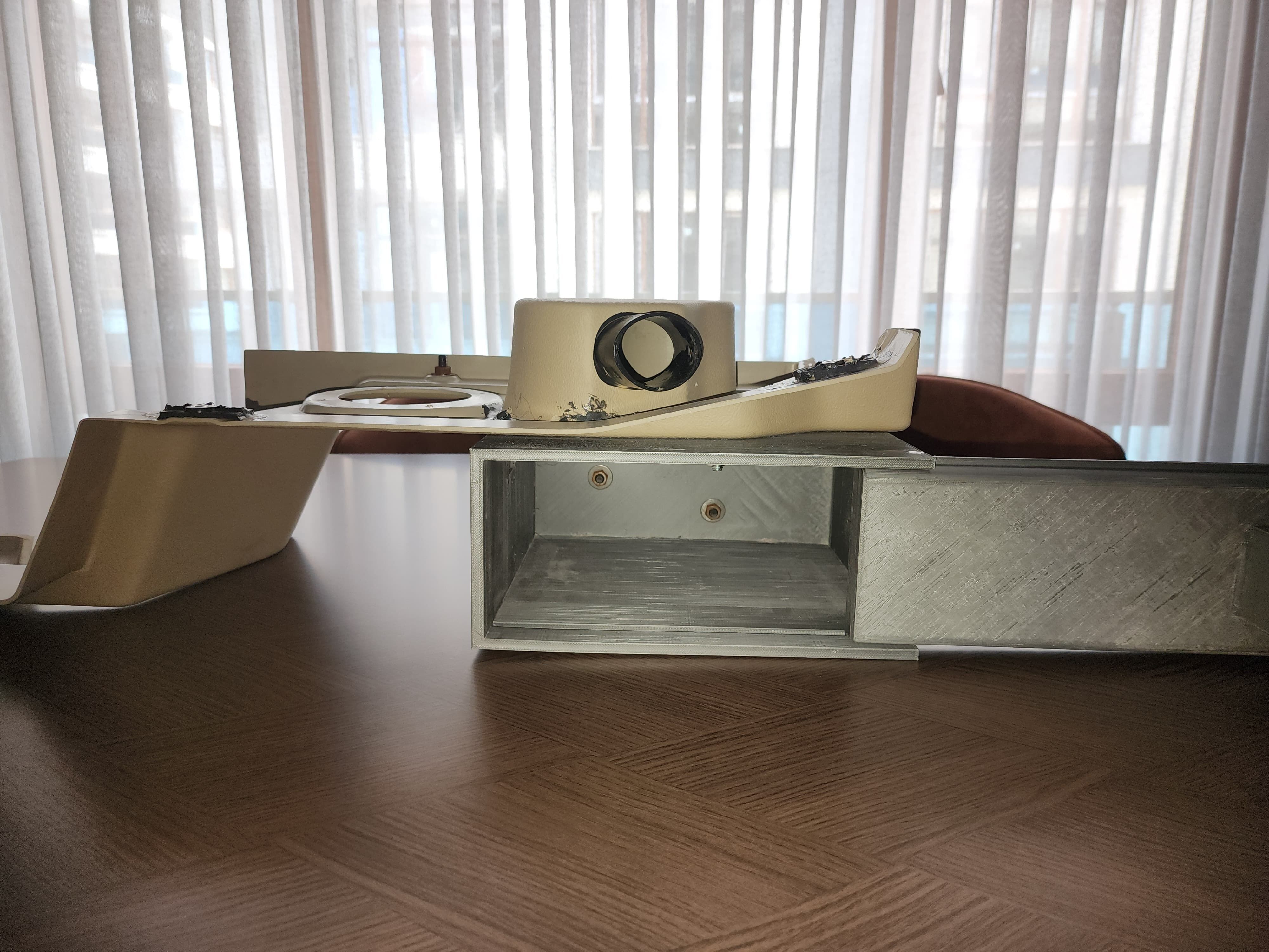 Cooling Cabinet and Storage for Hidromek HMK 600MG Grader 3D print model_8