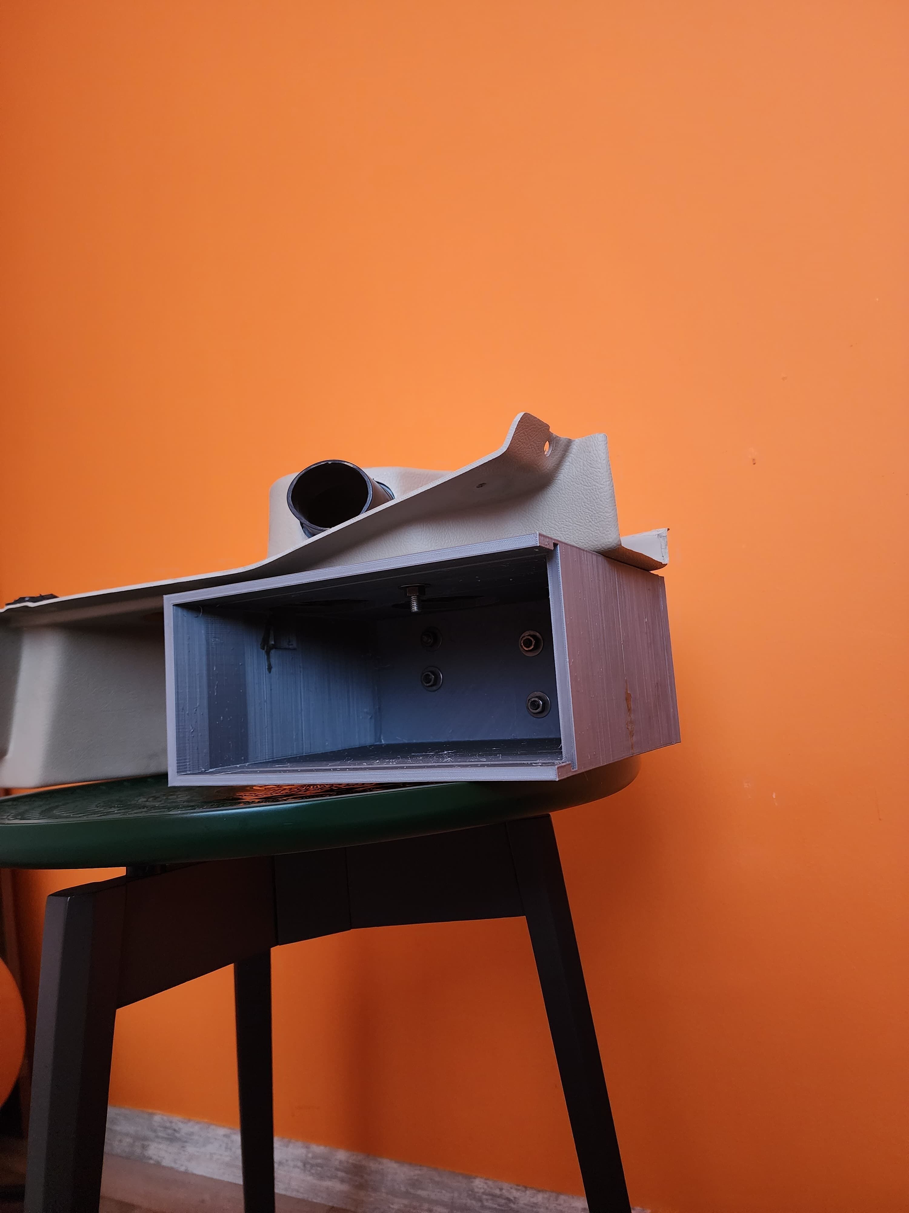 Cooling Cabinet and Storage for Hidromek HMK 600MG Grader 3D print model_6