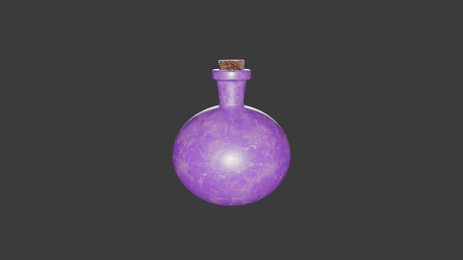 Recovery potion Low-poly 3D model_1