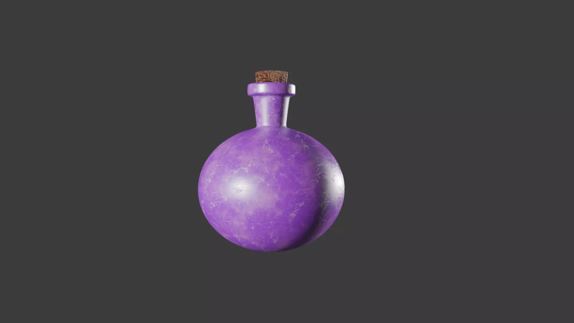Recovery potion Low-poly 3D model_0