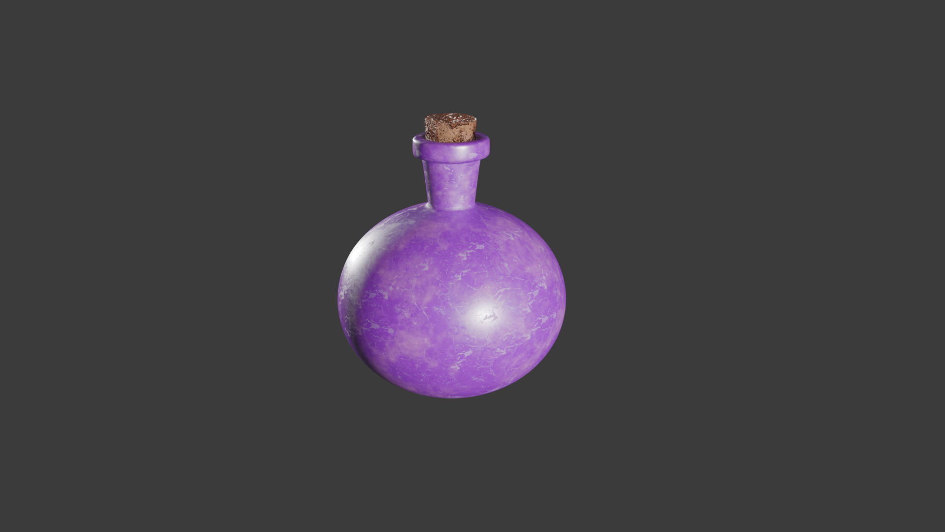 Recovery potion Low-poly 3D model_2