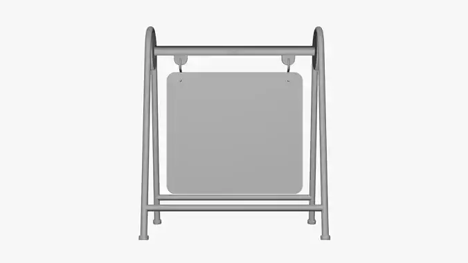 Basic Display Stand - Geometry Only No Textures No Materials