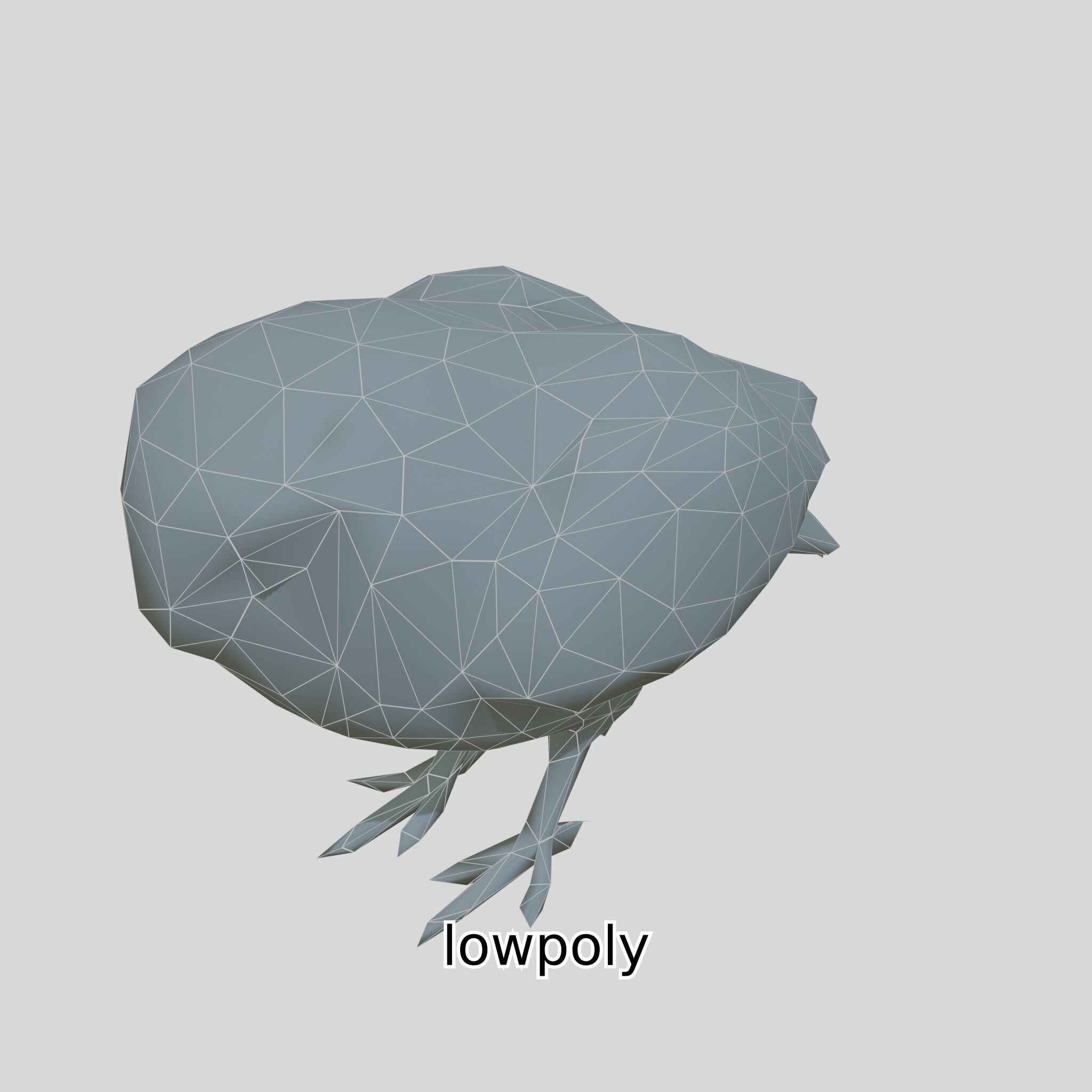 Realistic Owl Bird Model for Animation and Gaming Low-poly 3D model_41
