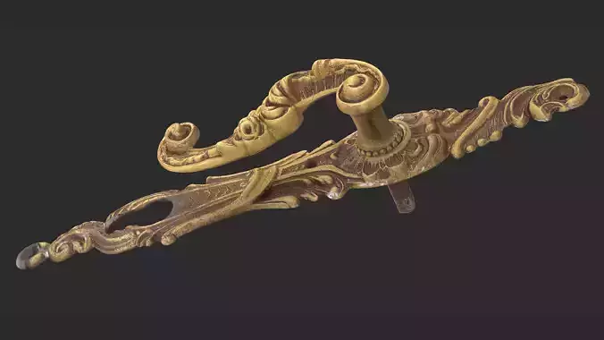 Bronze Door Handle
