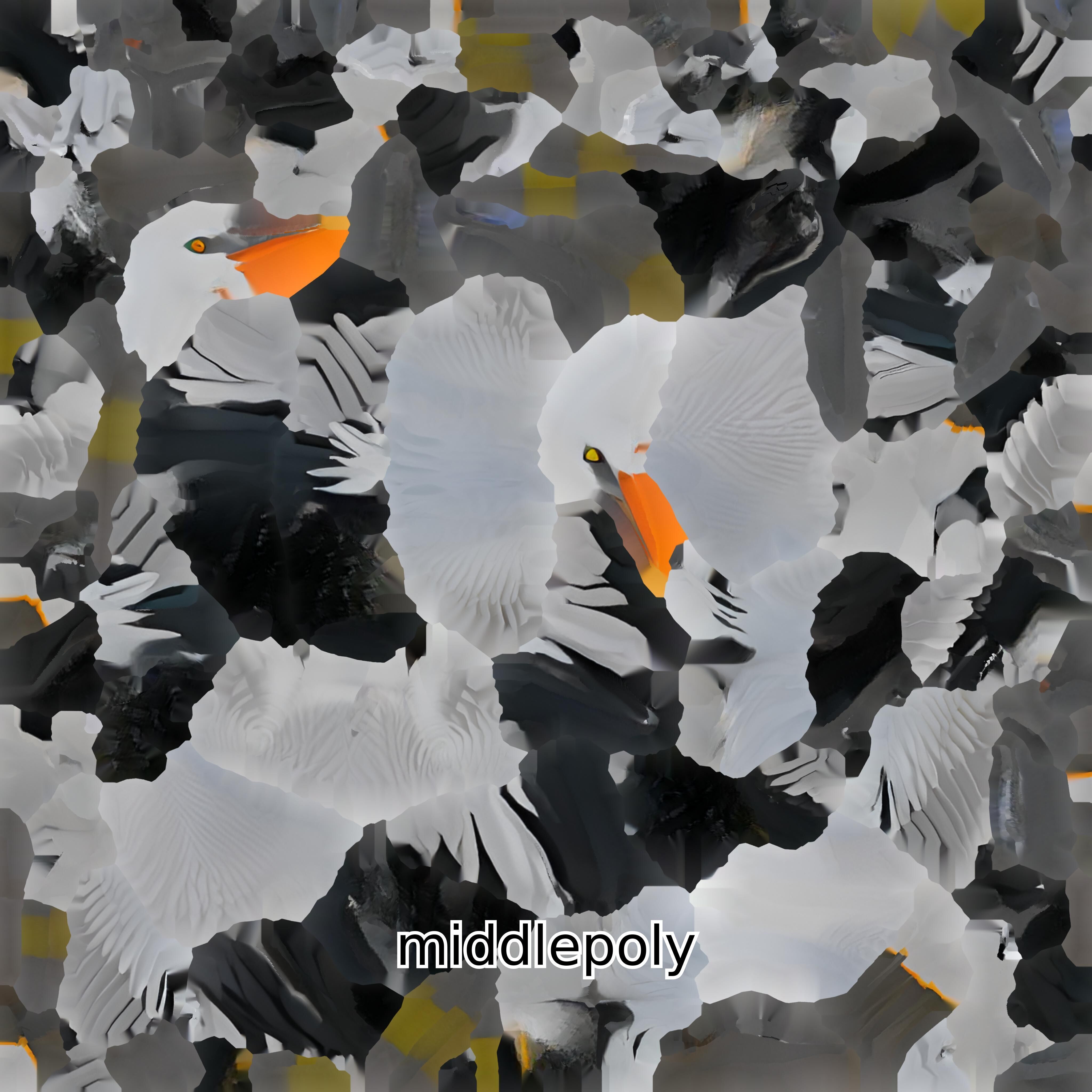 Elegant Crane Bird Realistic 3D Model Low-poly 3D model_15