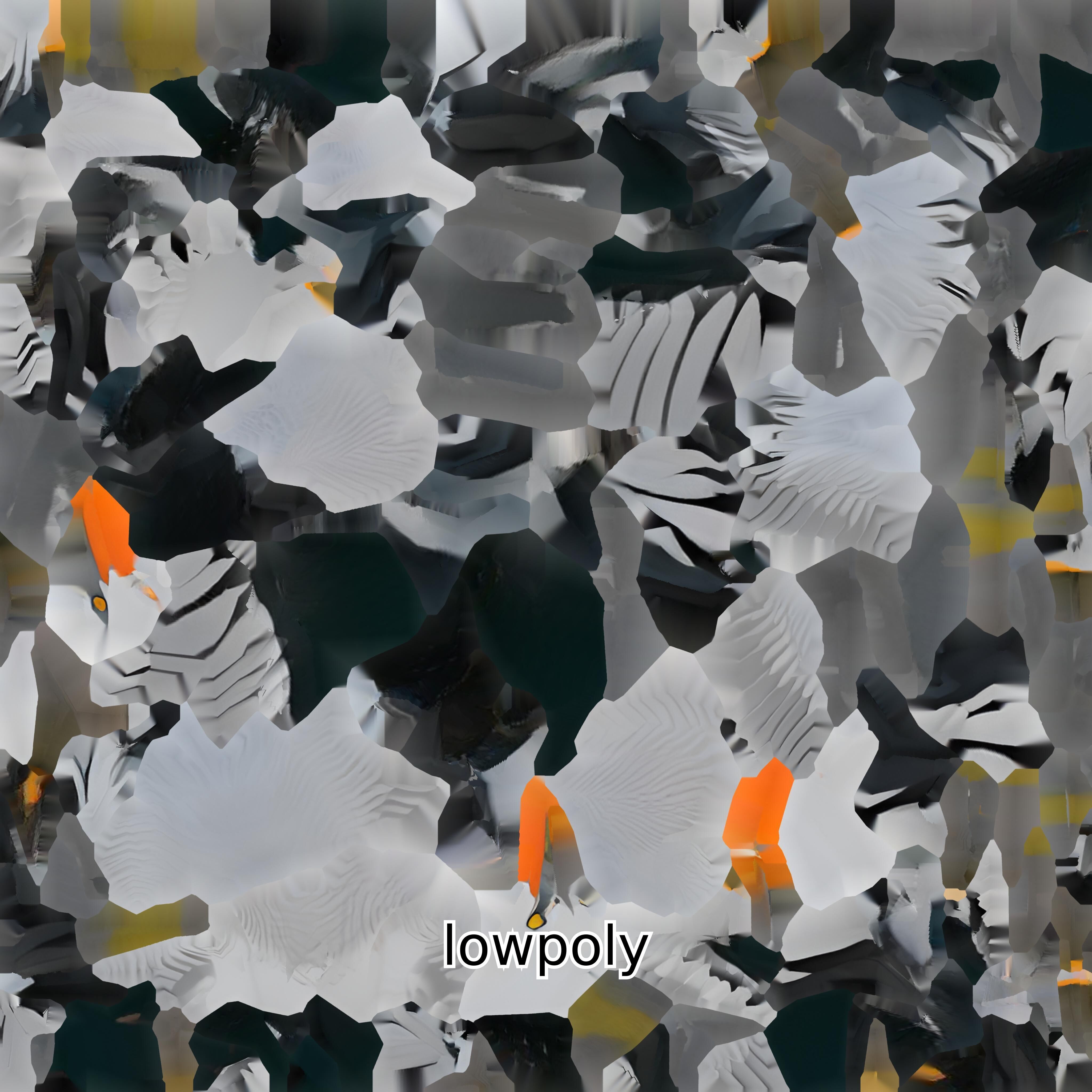 Elegant Crane Bird Realistic 3D Model Low-poly 3D model_42