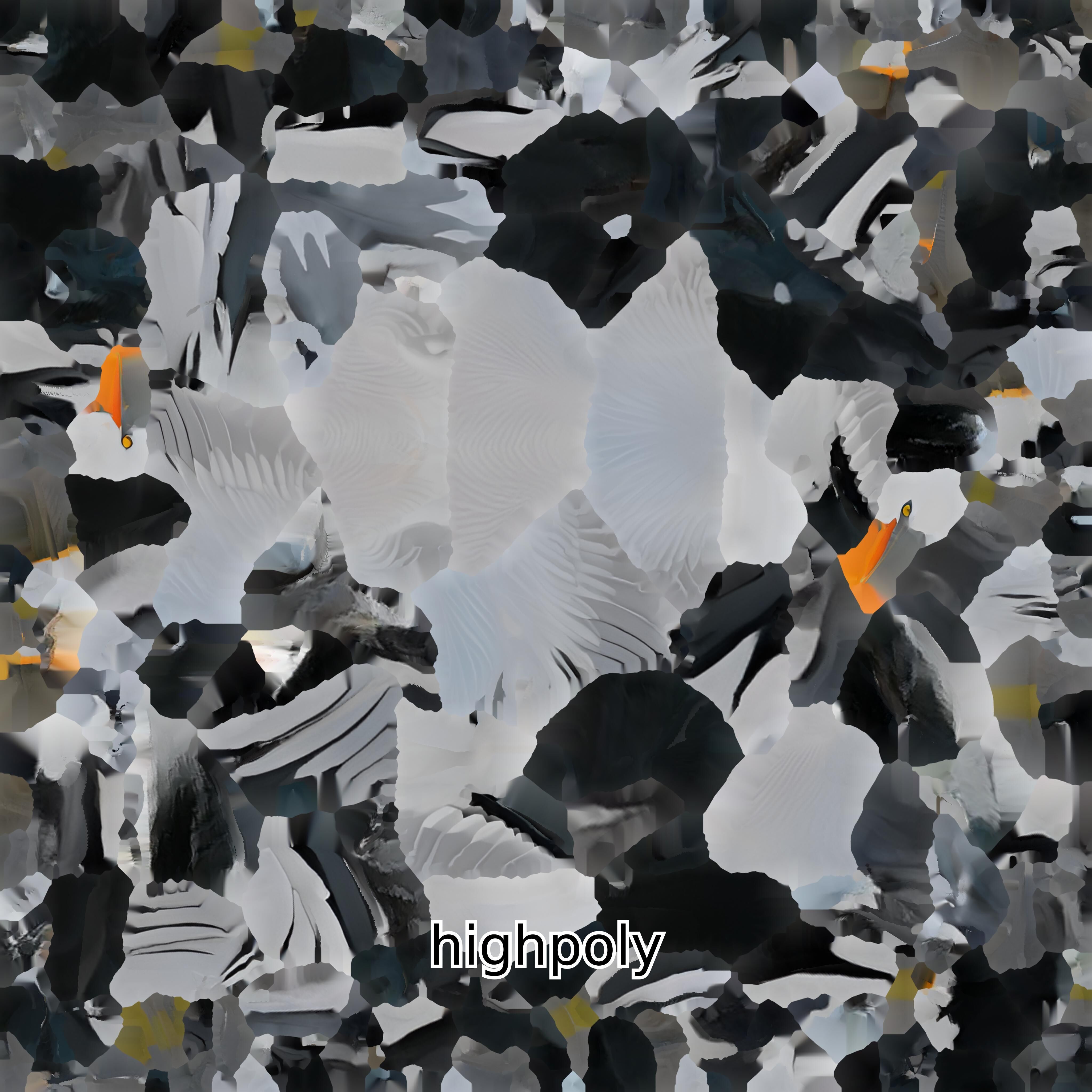 Elegant Crane Bird Realistic 3D Model Low-poly 3D model_30