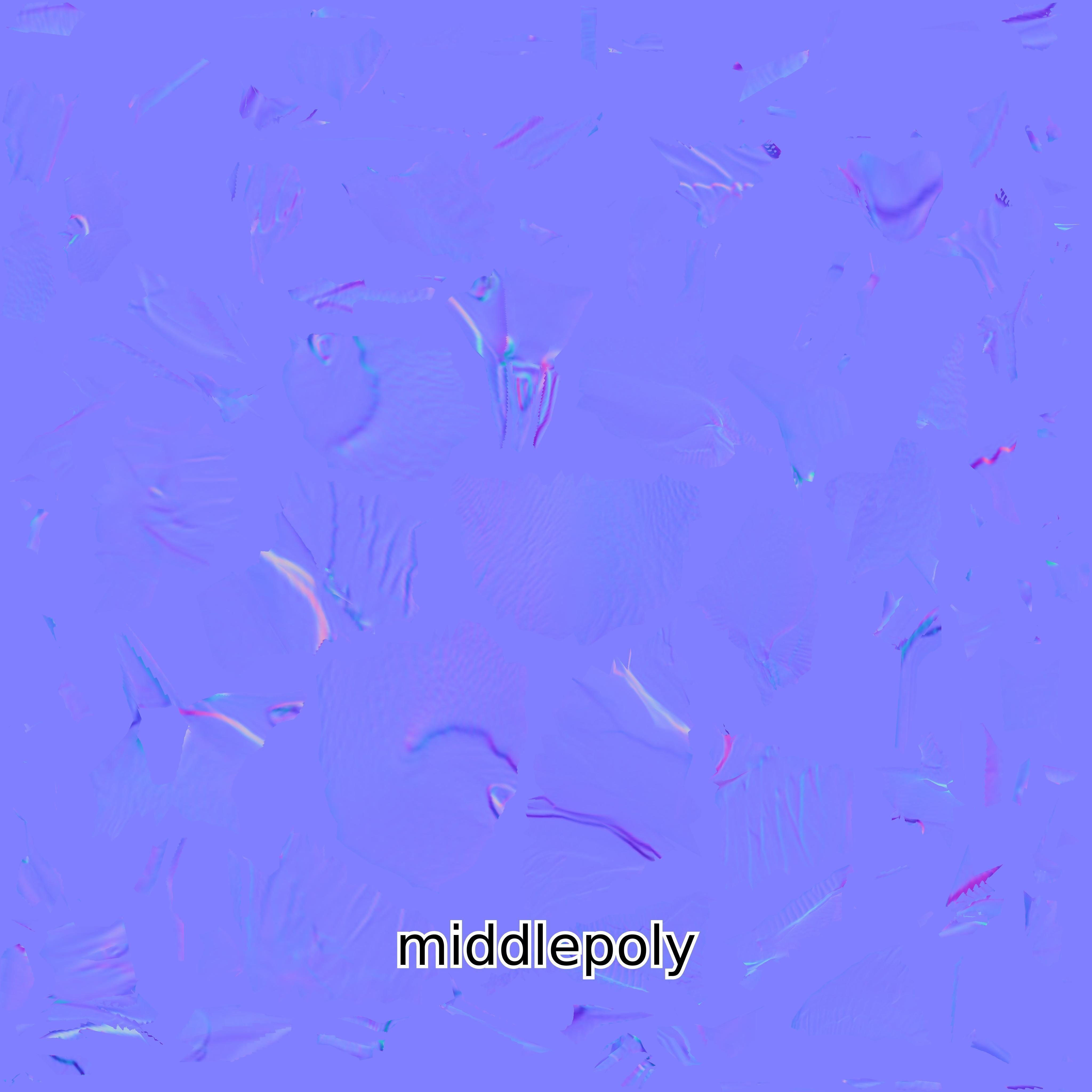 3D Realistic Seagull Bird Model with PBR Textures Low-poly 3D model_20