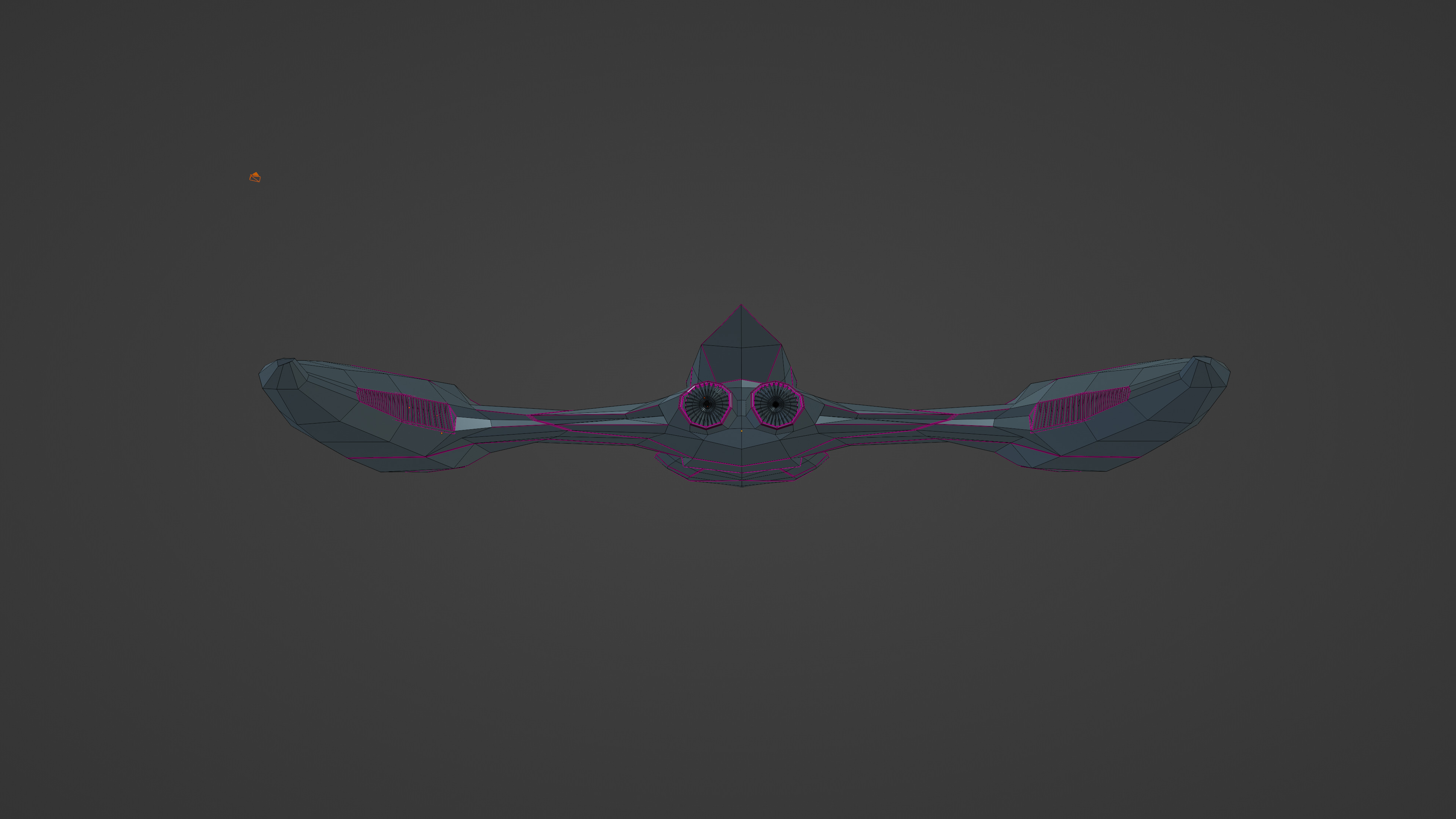 Sci fi aircraft 3D model_19