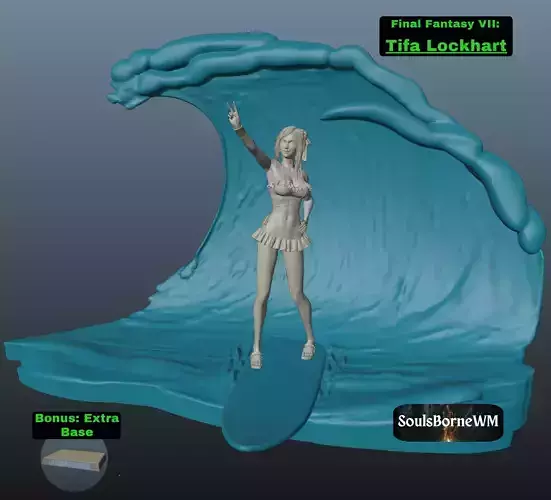 Final Fantasy VII Tifa SwimSuit Two base options