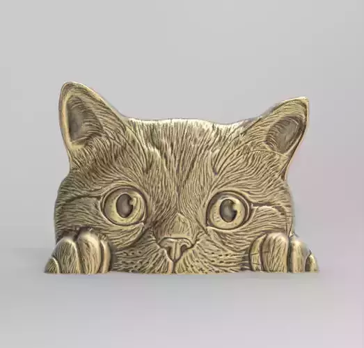 cat wall decor cnc 