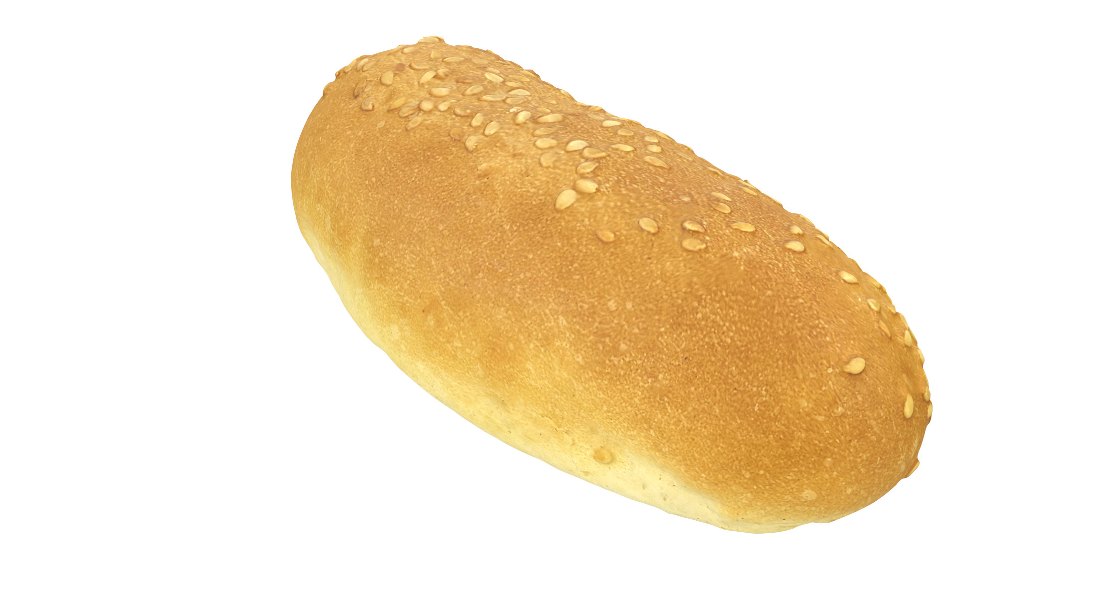 Bun With Sesame Seeds 3D model_1