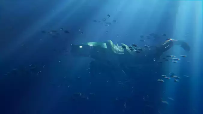 Game-Ready mythical sea creature