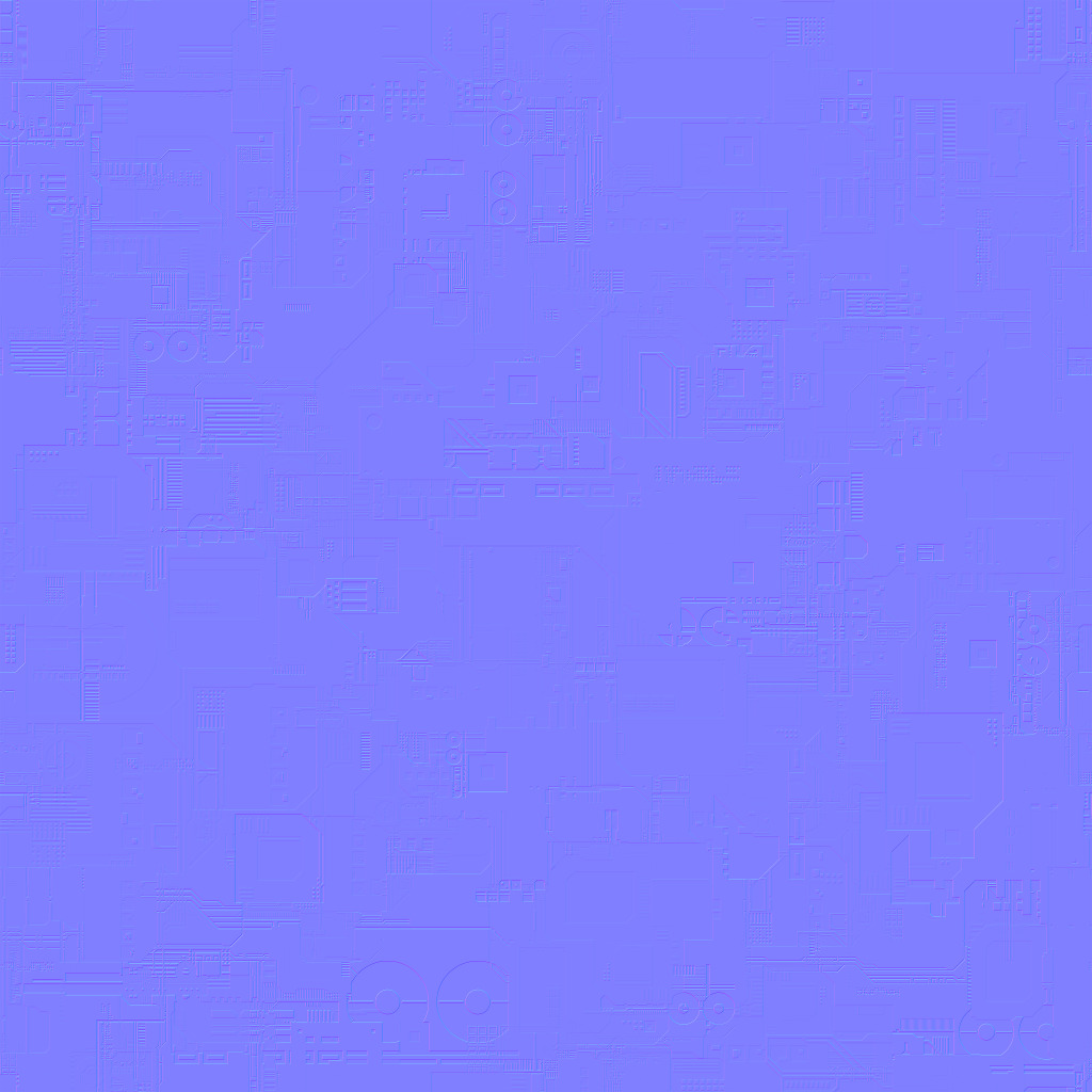 Spacecraft with planet 3D model_28