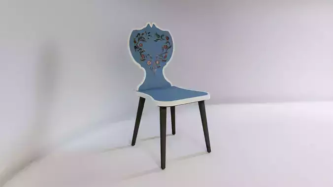 Classic violin-back chair
