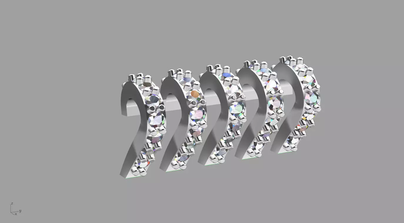 earring1 3D print model