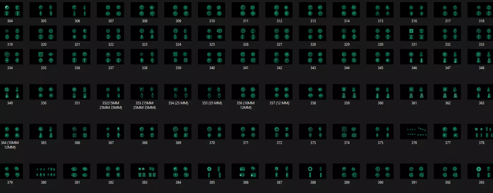 100 Beeds Balls models 3D Model Collection 3D print model 3D print model_0