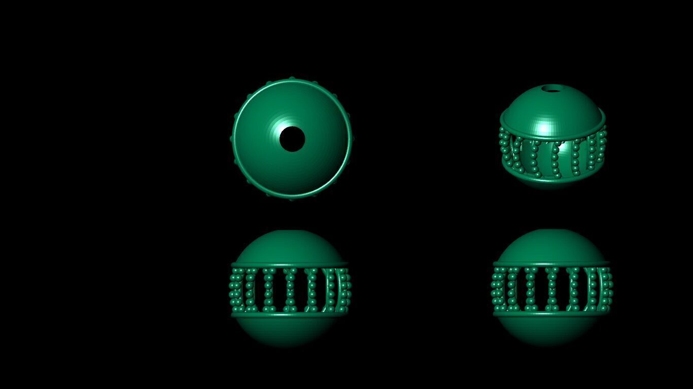 100 Beeds Balls models 3D Model Collection 3D print model 3D print model_7