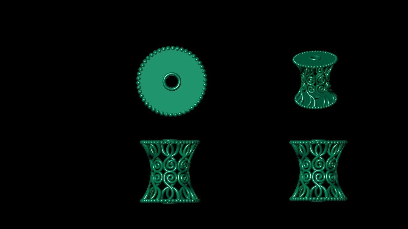 100 Beeds Balls models 3D Model Collection 3D print model 3D print model_6