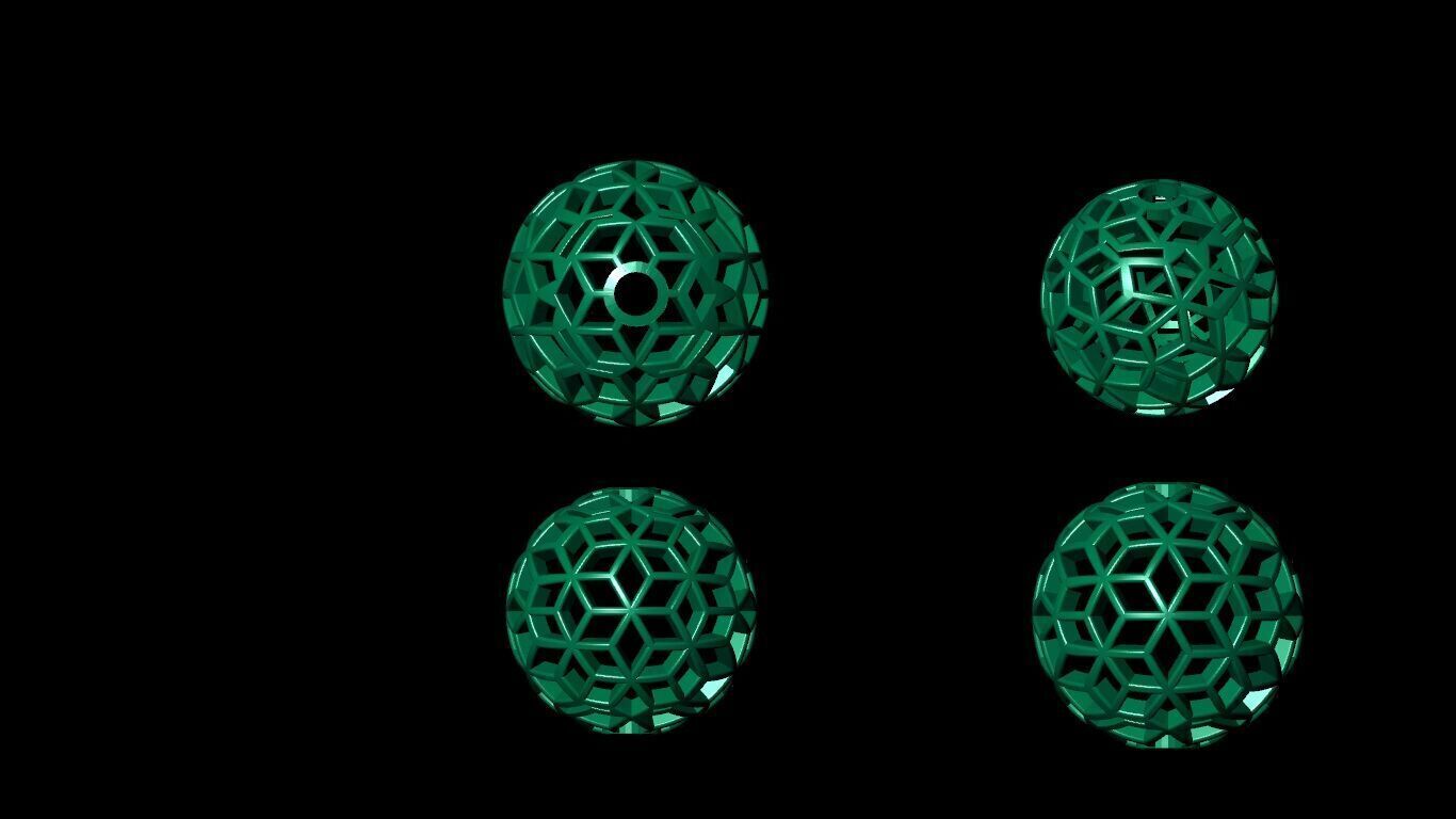 100 Beeds Balls models 3D Model Collection 3D print model 3D print model_72