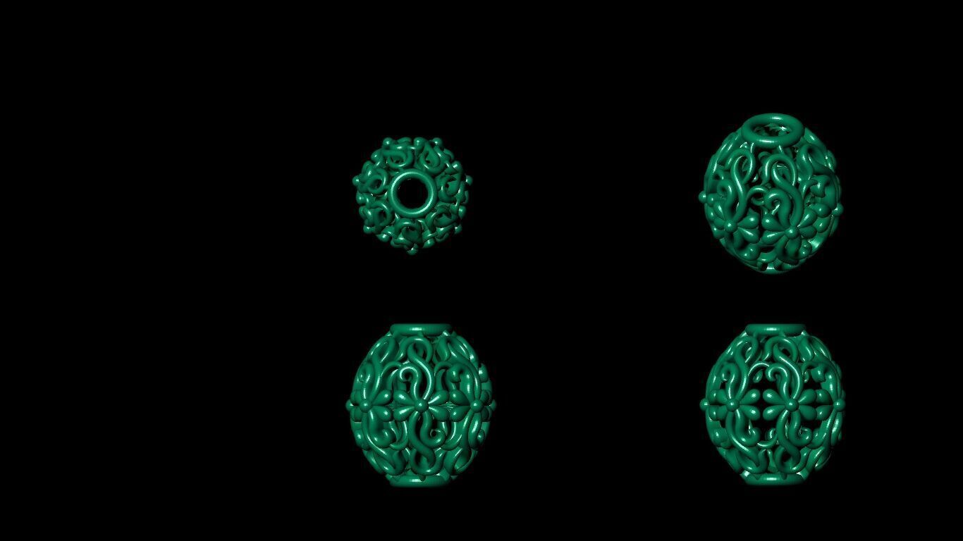 100 Beeds Balls models 3D Model Collection 3D print model 3D print model_42