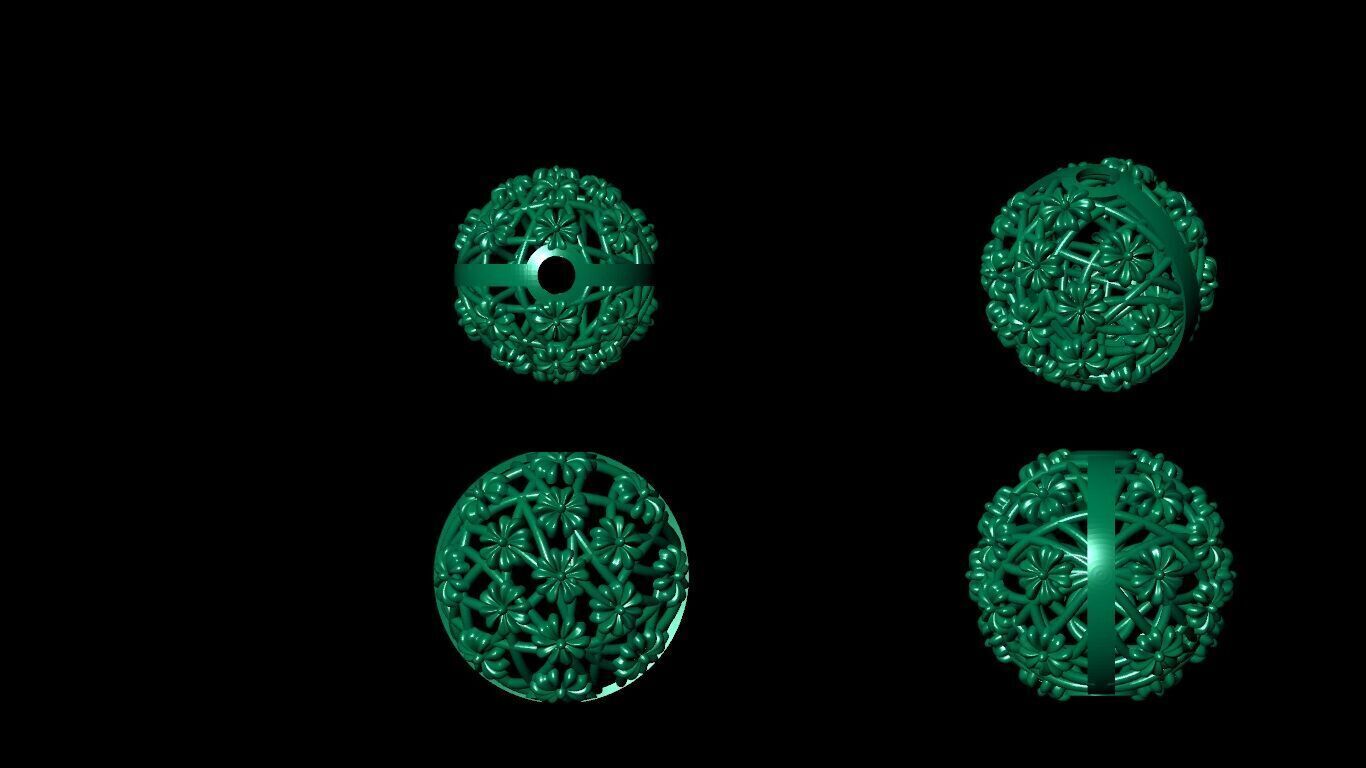 100 Beeds Balls models 3D Model Collection 3D print model 3D print model_33