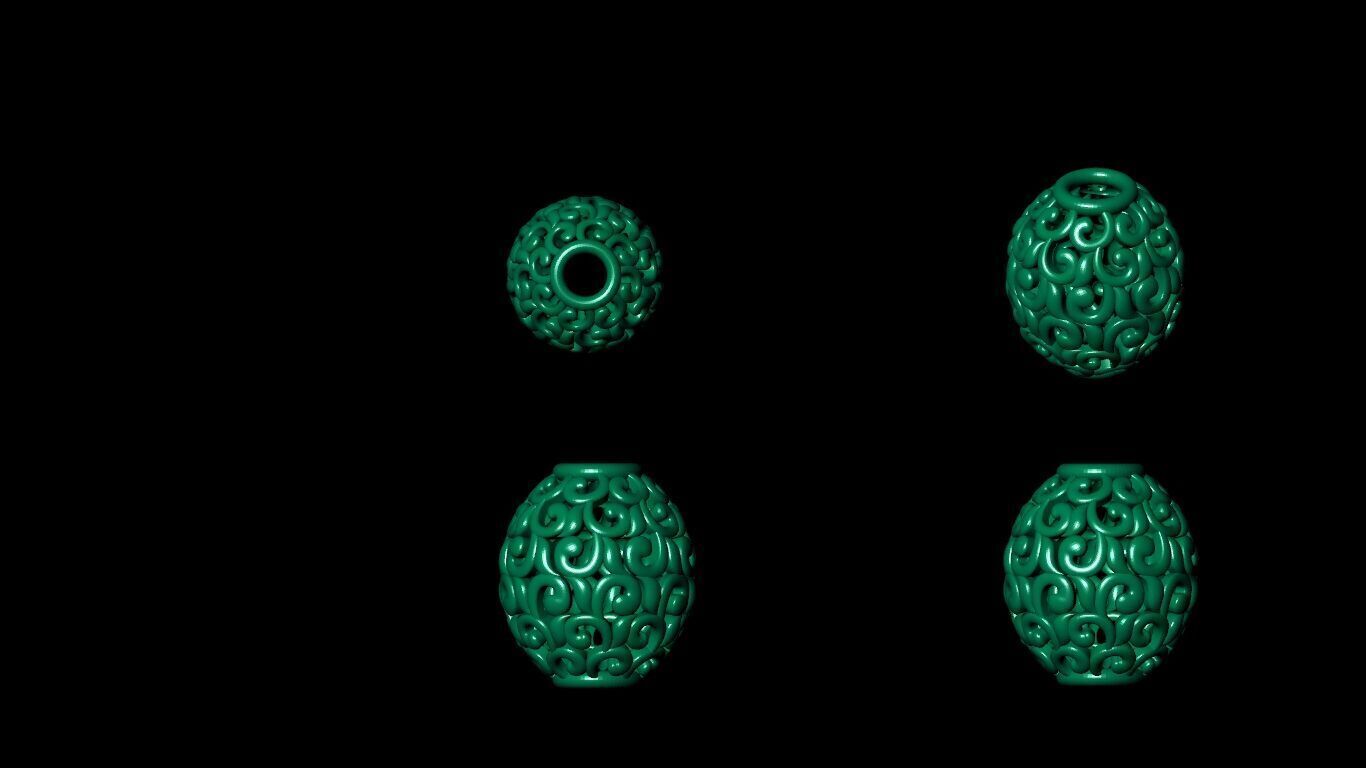 100 Beeds Balls models 3D Model Collection 3D print model 3D print model_36