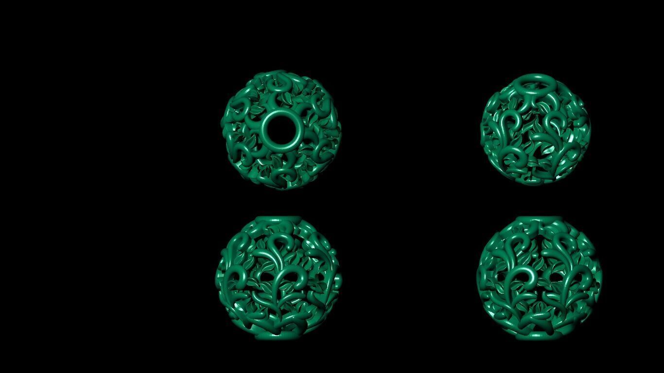 100 Beeds Balls models 3D Model Collection 3D print model 3D print model_48