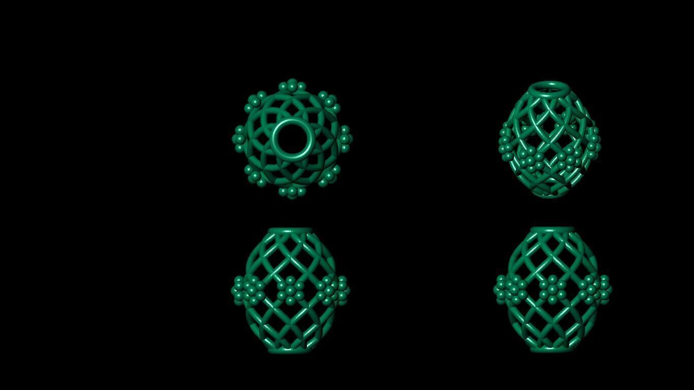 100 Beeds Balls models 3D Model Collection 3D print model 3D print model_9