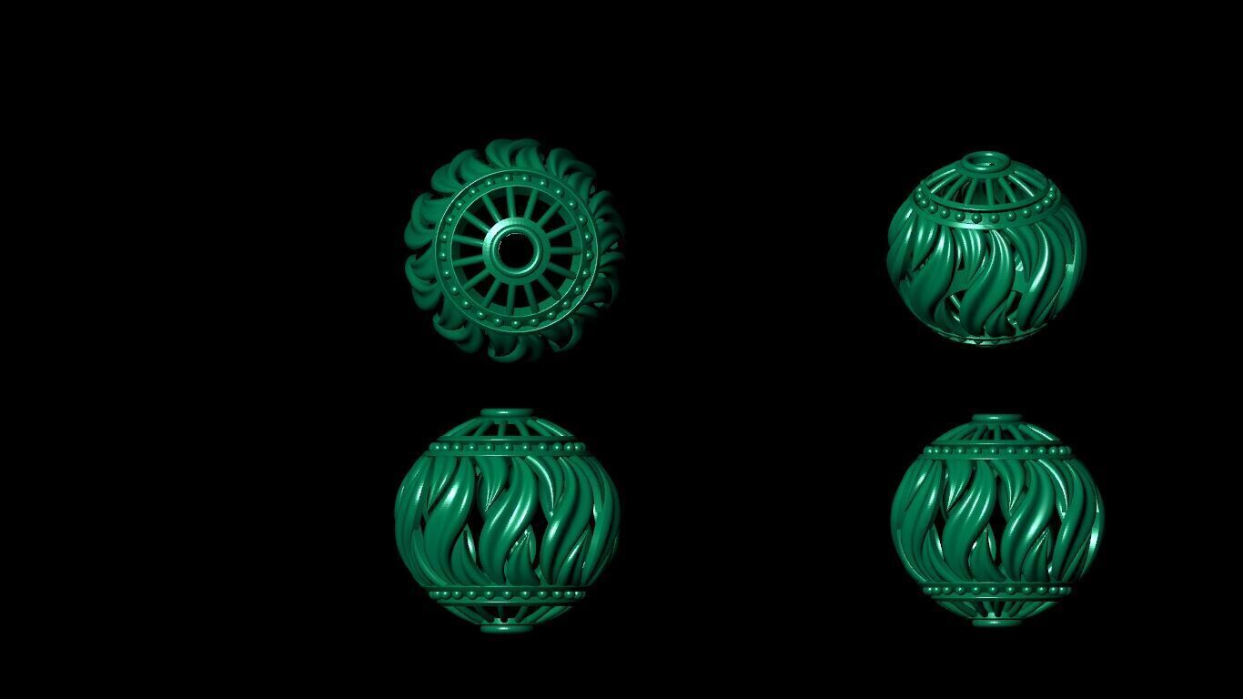 100 Beeds Balls models 3D Model Collection 3D print model 3D print model_28