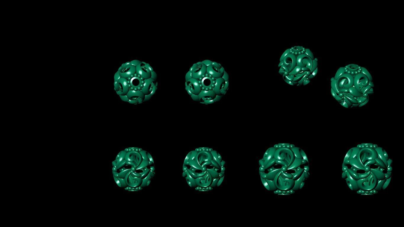 100 Beeds Balls models 3D Model Collection 3D print model 3D print model_70