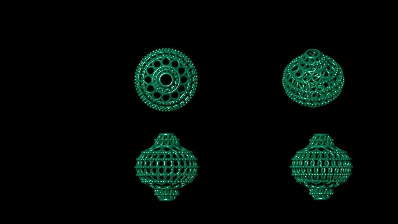 100 Beeds Balls models 3D Model Collection 3D print model 3D print model_59