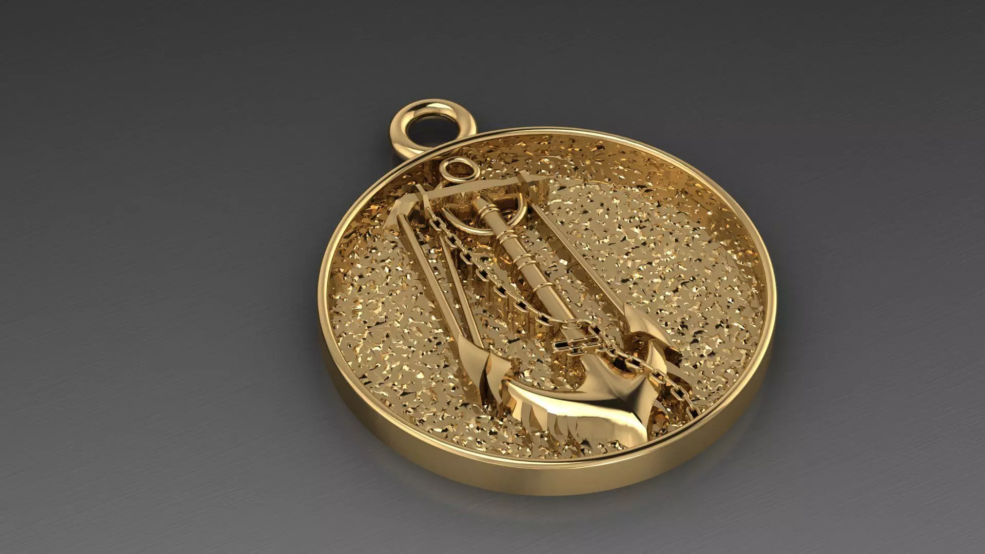 Anchor Pendant 3D print model