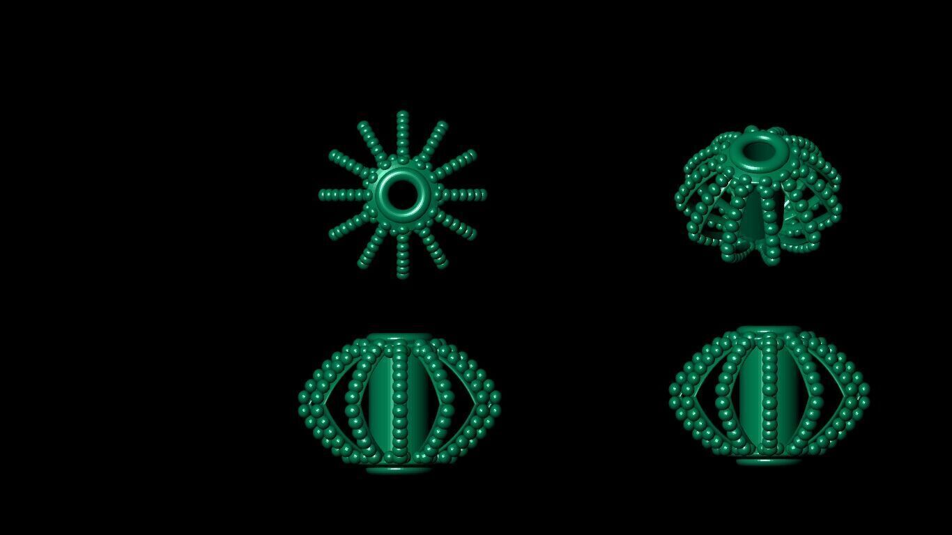 Beeds Balls models 3D Model Collection 3D print model 3D print model_52