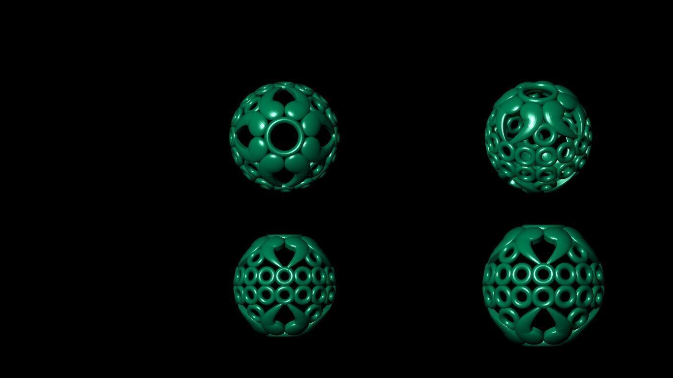 Beeds Balls models 3D Model Collection 3D print model 3D print model_51