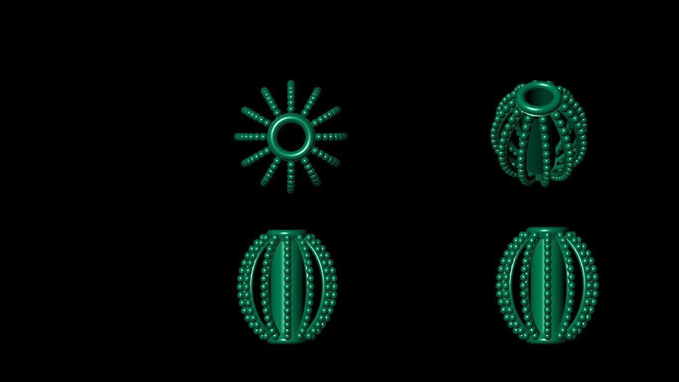 Beeds Balls models 3D Model Collection 3D print model 3D print model_48