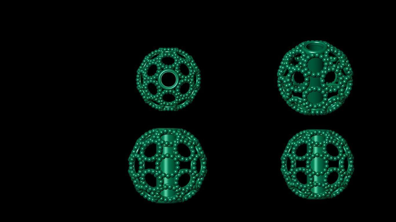 Beeds Balls models 3D Model Collection 3D print model 3D print model_23