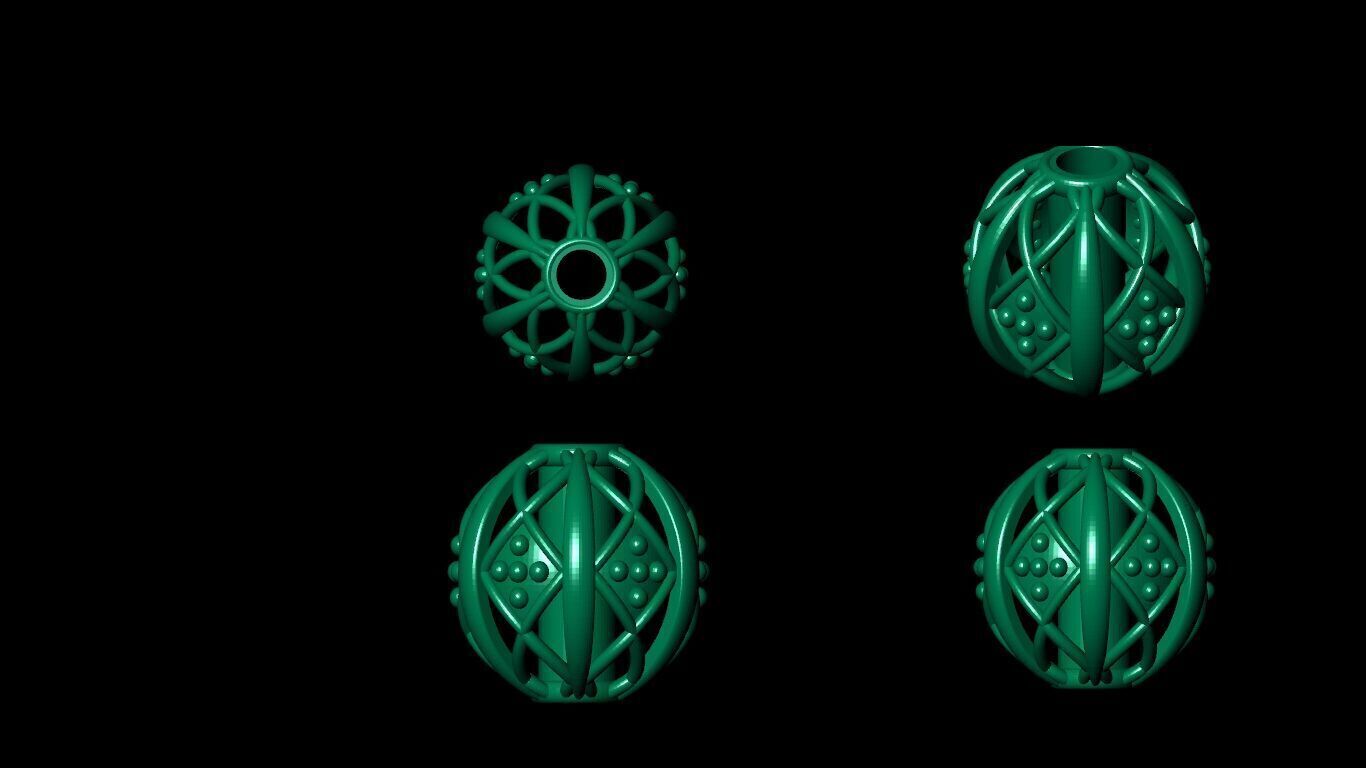 Beeds Balls models 3D Model Collection 3D print model 3D print model_17