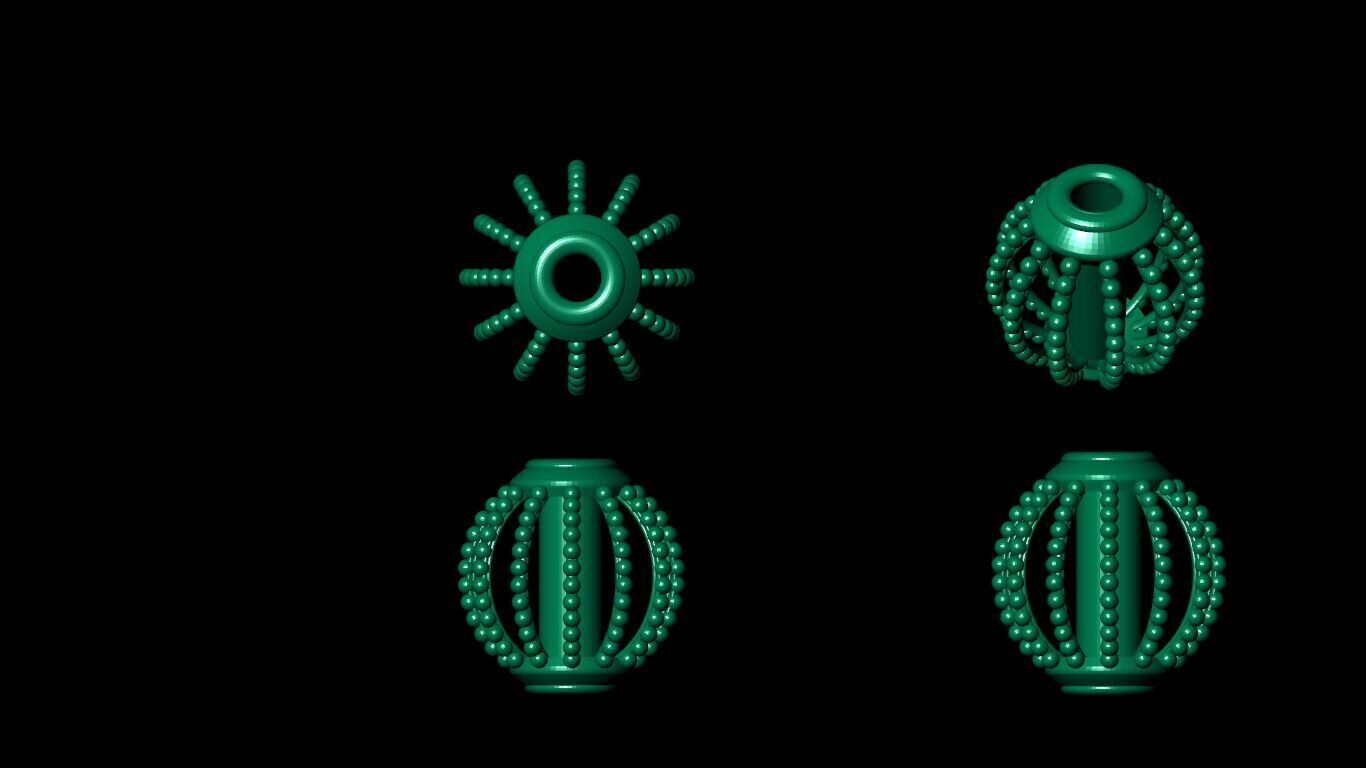 Beeds Balls models 3D Model Collection 3D print model 3D print model_41