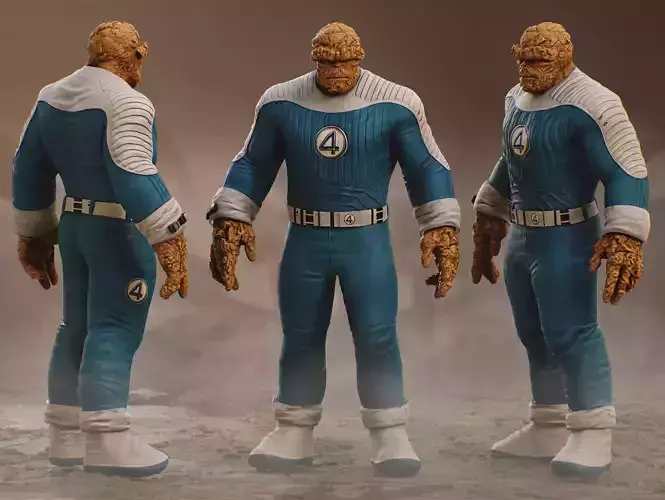 The Thing Low-poly 3D model